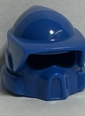 蓝色第三方头盔白色星战克隆兵白兵指挥官兵人仔帽配件赏金猎人