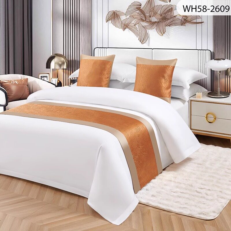 床旗床尾巾中式古典轻奢宾馆酒店民宿床上用品装饰品高端家用,床上用品,床盖,淘宝优惠券,粉丝福利购,淘宝优惠卷