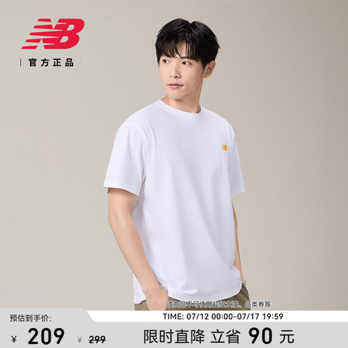 NEWBALANCE男款短袖T恤