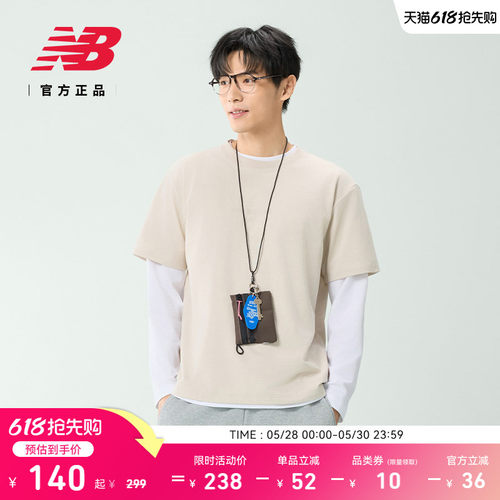 NEWBALANCE24夏季男士运动短袖