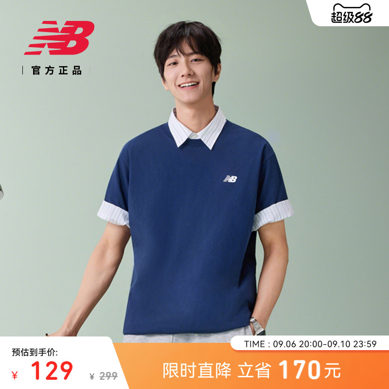 NewBalance新款男舒适短袖T恤图片