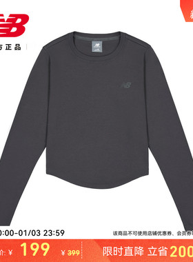 New Balance NB官方正品女款潮流百搭运动休闲长袖上衣NDF17102