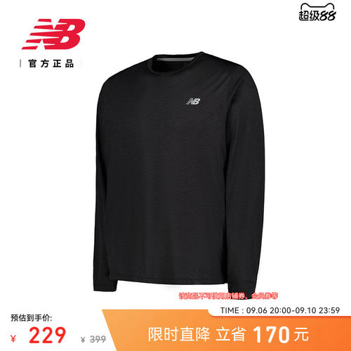 NewBalance男士圆领套头上衣
