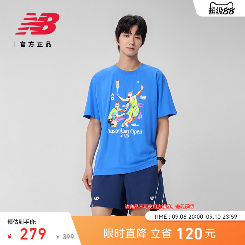 NewBalance男潮舒适运动短袖图片