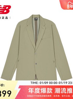 New Balance Grey官方正品冬季男士百搭舒适运动休闲外套AMJ45000