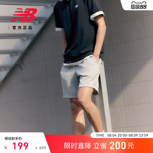 NEWBALANCE男士针织短裤