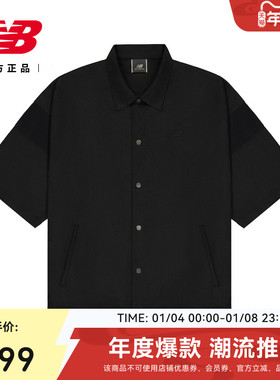 New Balance Grey官方正品冬季季男士休闲夹克短袖外套AMJ55004