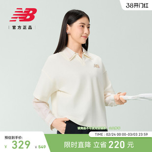 New Balance NB官方正品女潮流休闲百搭翻领POLO短袖T恤NFF29112