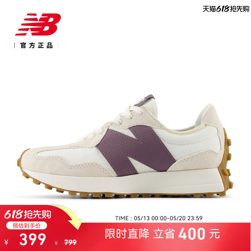New Balance NB官方正品女鞋舒适轻便厚底休闲鞋327