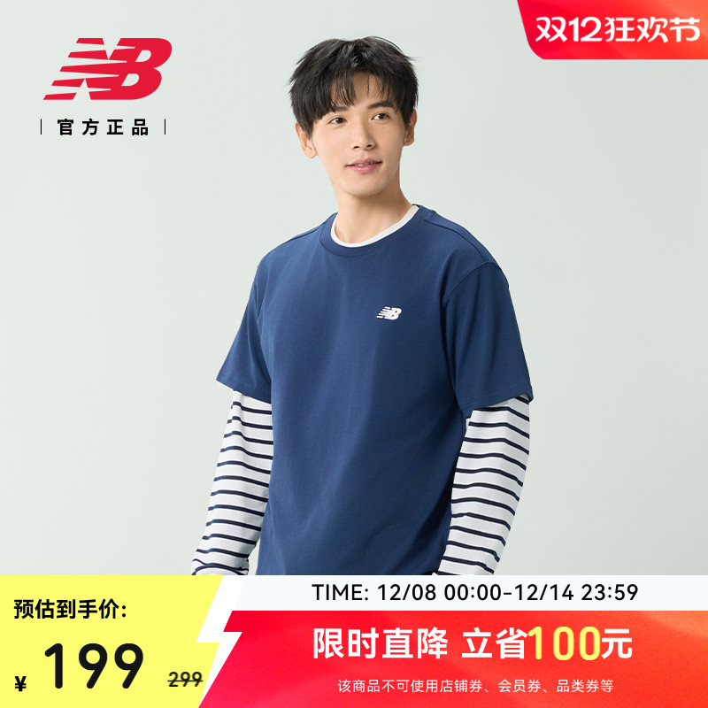 NewBalance男款圆领短袖
