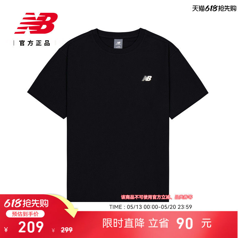 New Balance NB官方正品26新款男款时尚运动圆领短袖