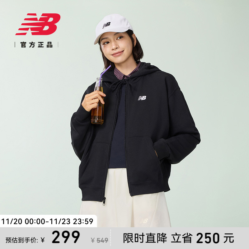 NEWBALANCE女舒适百搭连帽外套