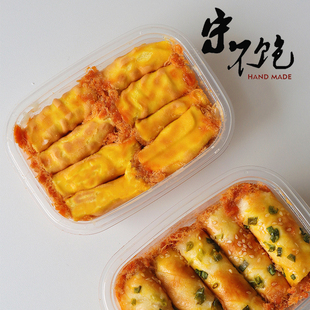 不饱 面包虎皮卷肉松夹虎皮蛋糕手工糕点零食夹心面包零食点心