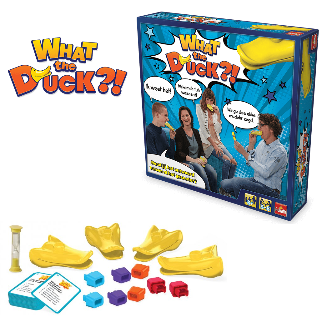 goliath duck face 鸭子嘴巴变声器你说我猜卡牌桌面游戏玩具道具