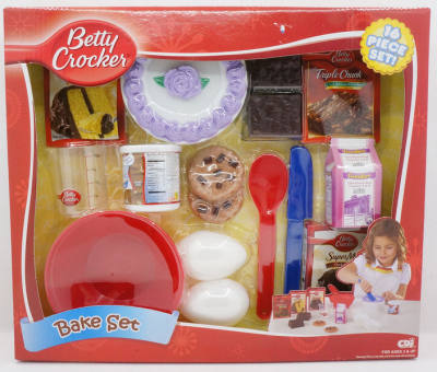 CDI BETTY CROCKER 巧克力生日蛋糕制作烘焙套装过家家玩具 16件