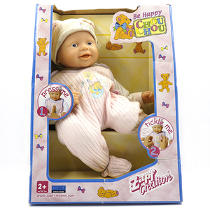 Zapf be happy chou chou 夏芙智能感应挠痒发笑声效仿真娃娃36cm