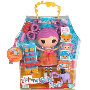 乐乐天使LALALOOPSY美发大头纽扣娃娃peanut big top SILLY HAIR