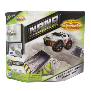 NANO SPEED飞跃跳台迷你极速手指回力玩具车跳跃场景