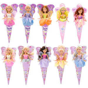 Sparkle Girlz FANTASY doll长发梳头闪亮女孩带翅膀仙女换装娃娃