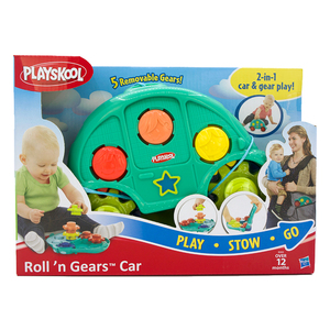 PLAYSKOOL孩之宝ROLLN GEARS CAR儿童层层叠齿轮游戏台玩具车2合1