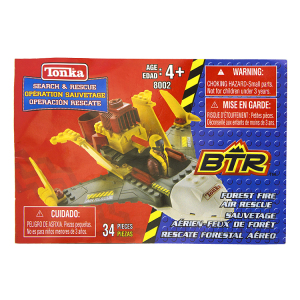 孩之宝BTR tonka search rescue森林大火空中救援飞机小颗粒积木