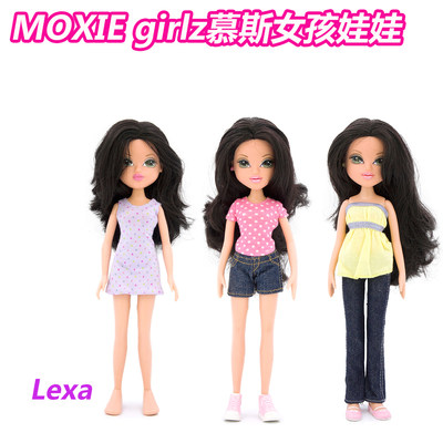 MOXIE GIRLZ 慕斯女孩洋娃娃长发可梳头Lexa夏装裙子衣服可脱26cm