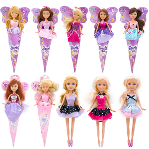 Sparkle Girlz FANTASY doll闪亮女孩长发梳头雪糕桶换装娃娃27cm