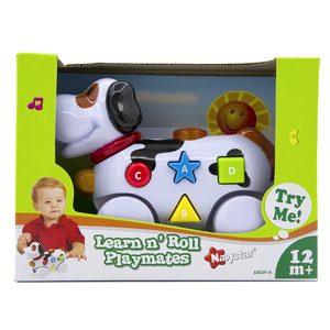 Navystar婴幼儿宝宝声光音乐字母ABCD认知声效小狗儿童滑行玩具车