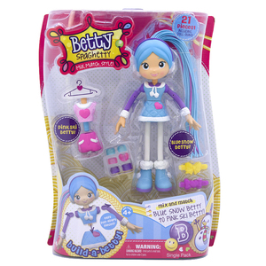 Betty Spaghetty Blue Snow拆装手脚身体互换 百变造型长发娃娃