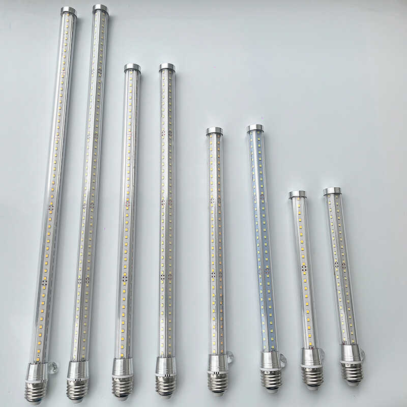 三色变光加长条玻璃罩E27餐吊