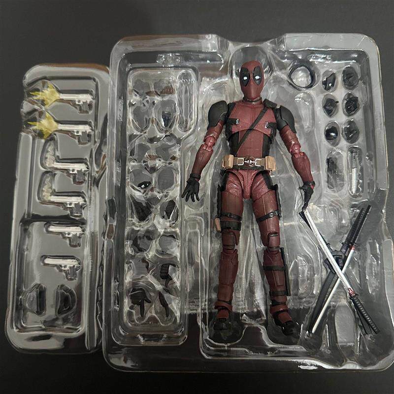 优质版漫威宇宙DEADPOOL死侍2小贱贱SHF死侍可动手办人偶模型摆件