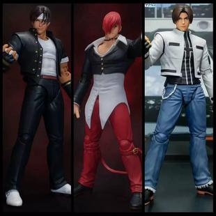 超可动修覆版98拳皇周边玩具 1/12草薙京 八神庵草模型模型摆件