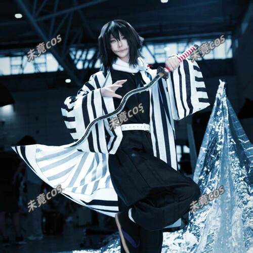 伊黑小芭内cos服鬼杀队蛇柱cosplay鬼灭之刃动漫队服假发蛇剑道具