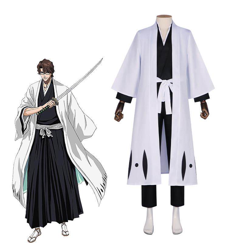 死神黑崎一护cos服死神一番队长服羽织剑道服cosplay万圣节表演服