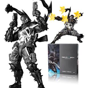 CT厂山口式 惊奇毒液特工 带特典蜘蛛侠可动手办模型玩具生日礼物