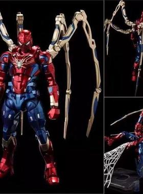 国产 千值练REEDIT钢铁侠 钢铁蜘蛛侠 死侍关节可动 盒装手办模型