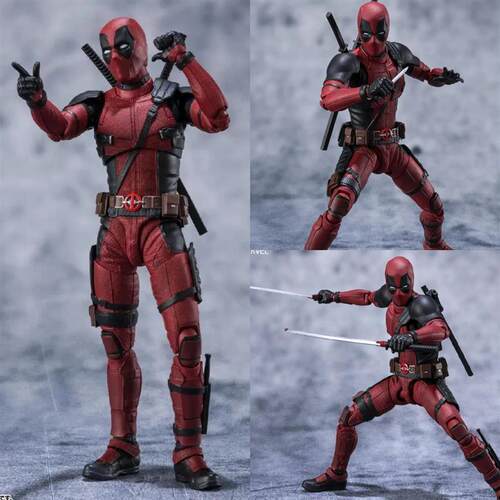 SHF漫威宇宙死侍2DEADPOOL毒液屠杀蜘蛛侠迈尔斯可动手办礼物玩具