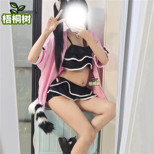 超时空辉夜姬cos服 驹泽乃依泳衣cosplay全套服装二次元泳装c服
