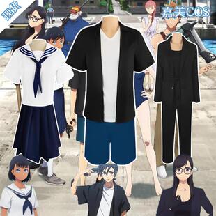 夏日重现小舟澪小舟潮南方日鹤 网代慎平cosplay服装水手服jk制服
