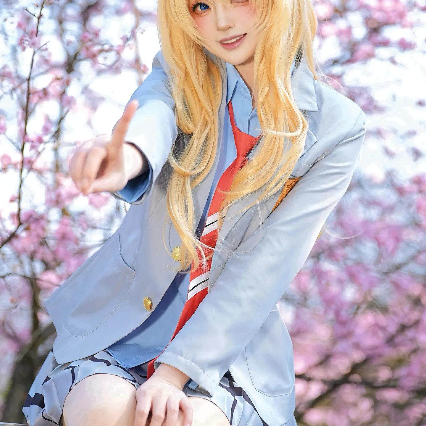 四月是你的谎言cos宫园薰cos有马公生校服制服cosplay服装女