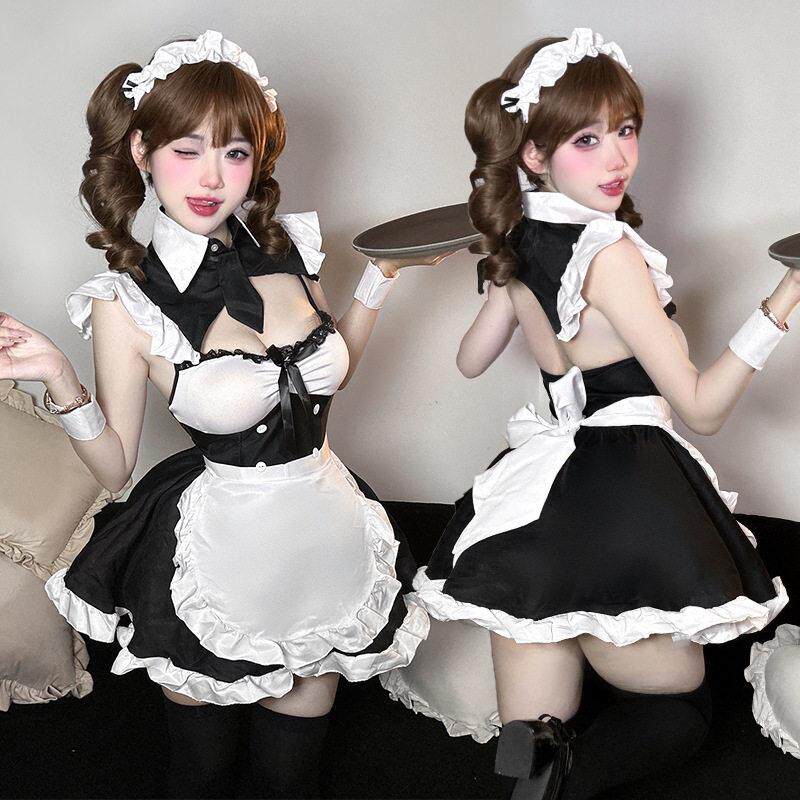 天使女仆装趣味cos服套装可爱女佣lolita连衣裙洛丽塔cosplay纯欲