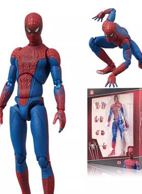 mafex001超凡蜘蛛侠关节可动手办超凡加菲安德鲁CT厂模型玩具