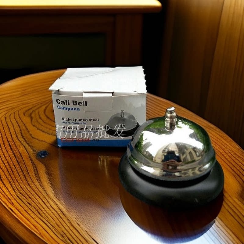 加厚不锈钢传菜铃铛提醒器