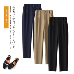 株洲市和顺圣服饰有限公司休闲裤女高腰两粒扣小直筒2025秋新款