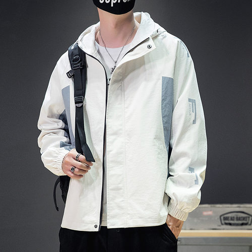 石狮市独登者服饰有限公司2024新款现韩版街头潮牌帅气连帽夹克