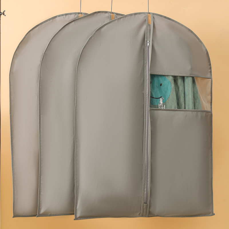 透明PE家用衣物大衣无纺布防尘罩