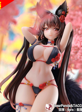 熊熊社BearPanda&TACCO玫瑰Bara狐狸娘手办站姿1/6模型毛绒尾萌燃