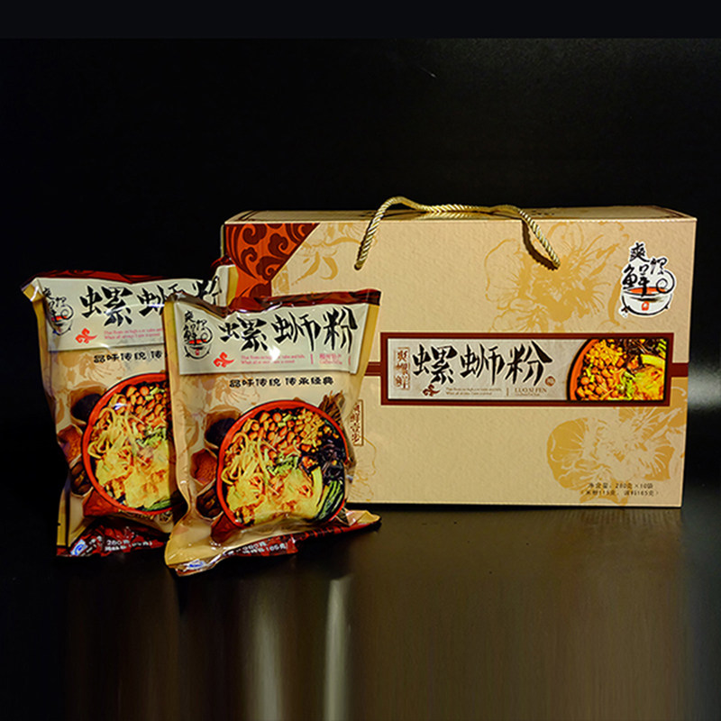 爽螺鲜柳州螺蛳粉280g*10包礼盒装正宗特产美食螺狮粉螺丝粉速食,粮油调味/速食/干货/烘焙,冲泡方便面/拉面/面皮,淘宝优惠券,粉丝福利购,淘宝优惠卷
