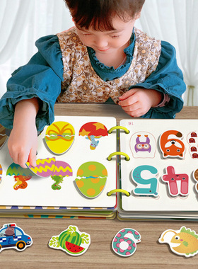 跨境英语启蒙busybook安静书翻翻书忙碌书幼儿早教玩具