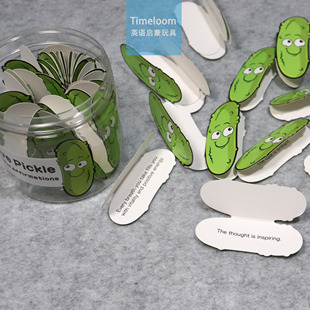 跨境英文Positive Emotional Cards积极情绪卡每日鼓励土豆黄瓜